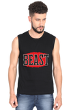 Beast<h6>Black Sleeveless Tshirt</h6>