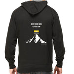 Been There Now<h6> Black Hooded Sweatshirt</h6> - Muddy Patch