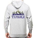 Explorer<h6> Grey Hooded Sweatshirt</h6> - Muddy Patch