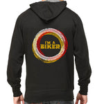 I Am A Biker<h6>Black Hooded Sweatshirt</h6> - Muddy Patch