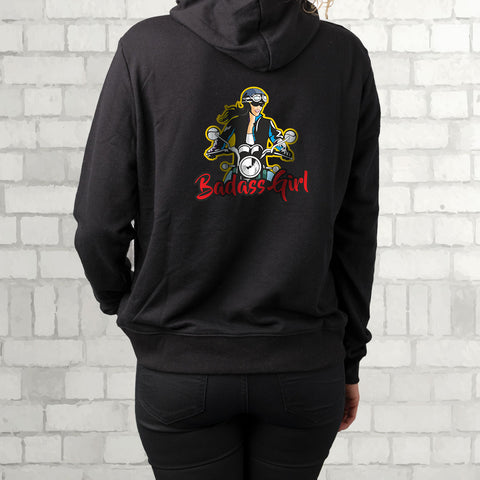Badaas Girl Female<h6>Black Hooded Sweatshirt</h6>