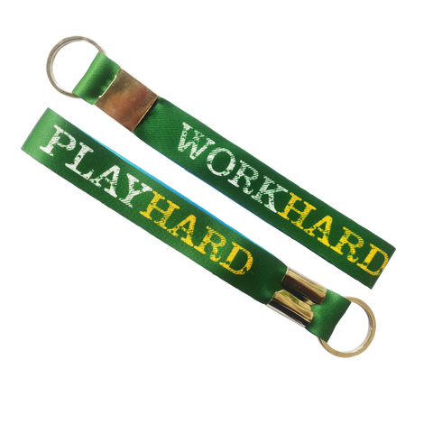 Keychain - Work Hard Play Hard