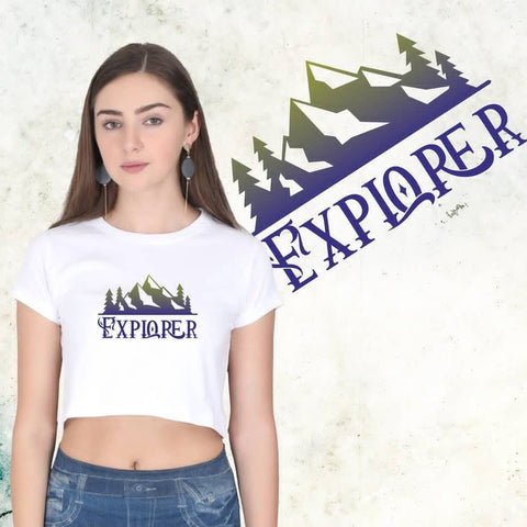 Explorer<h6>White Crop top</h6>