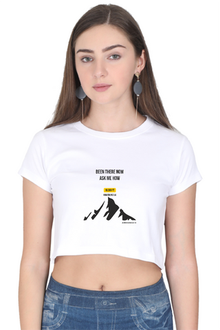 Been There Now<h6>White Crop top</h6> - Muddy Patch