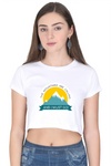 Mountain Calling<h6>White Crop top</h6> - Muddy Patch