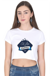 To Travel Is To Live<h6>White Crop top</h6> - Muddy Patch