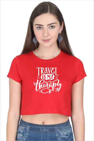 Travel Therpay<h6>Red-White Crop top</h6> - Muddy Patch