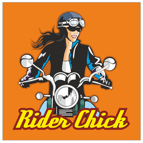 Magnet - Rider Chick - Muddy Patch
