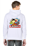 Ladakh<h6>White Hooded Sweatshirt</h6> - Muddy Patch