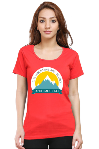 Mountains Calling<h6>Red Tshirt</h6> - Muddy Patch