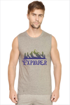 Explorer<h6>Grey Sleeveless Tshirt</h6>