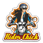 Sticker - Rider Chick - Muddy Patch