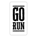 Sticker – Go Run – Black(Transparent) - Muddy Patch